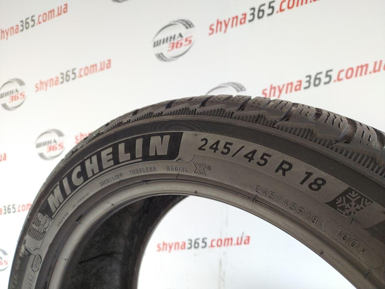 Купить Шины Б/У зимова 245/45 R18 MICHELIN PILOT ALPIN 5 4mm, цена 1800 ...
