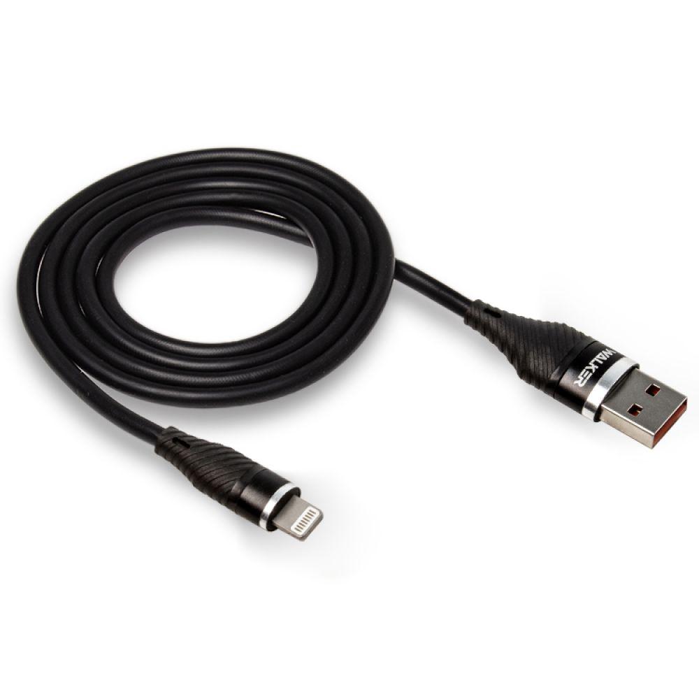 Кабель USB WALKER C735 Iphone 1 м black