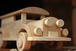 Дерев'яна іграшка машинка "Емка", фото 5