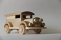Дерев'яна іграшка машинка "Емка"