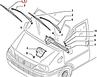 Щітка склоочисника 550 мм Fiat Ducato 244, Peugeot Boxer, Citroen Jumper (02-06), 71805687, 6423P0, фото 6