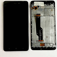 Дисплей Xiaomi RedMi Note 4x + сенсор чорний з рамою | модуль