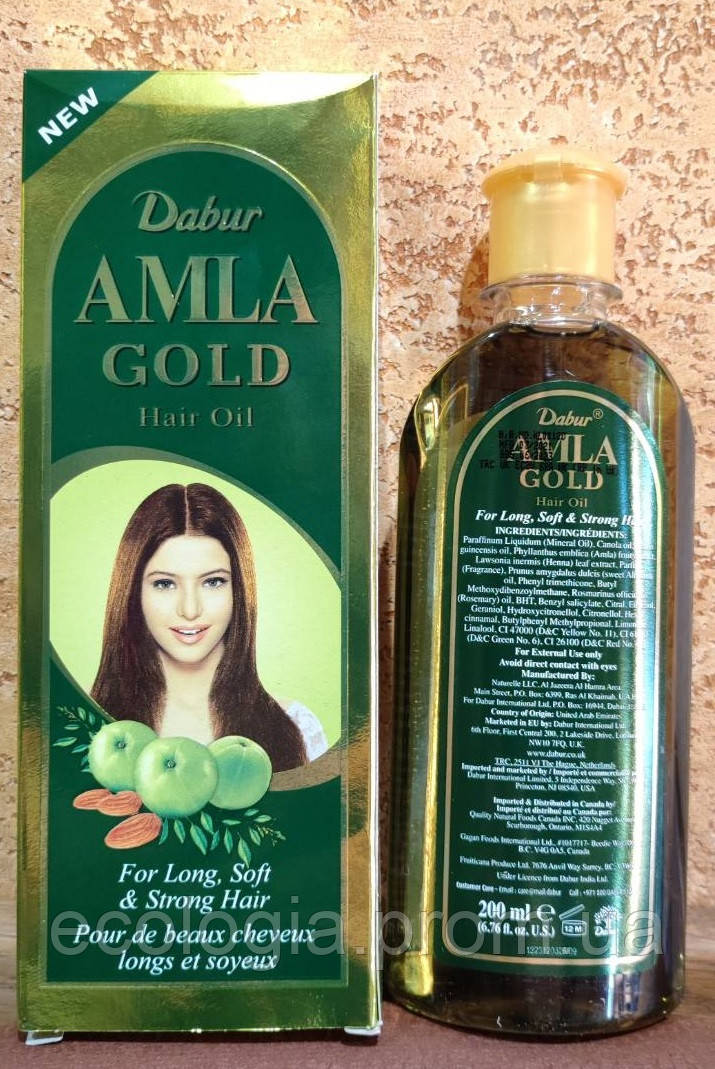 Dabur Amla Hair Oil 200 гр Масло для волос Амла Укрепляет Ухаживает От выпадения волос Ломкость Питает корни - фото 2 - id-p295810600