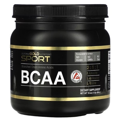 Амінокислоти (БЦАА) California Gold Nutrition BCAA 2:1:1 (454 грам.)