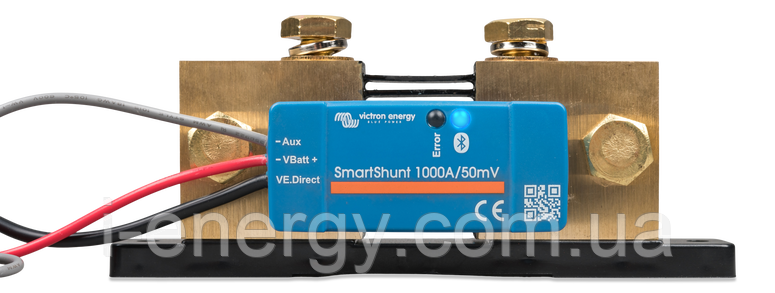 Батарейний монітор Smartshunt 1000A/50mV IP65 SHU065210050 Victron Energy 1000А 50мВ водонепроникний