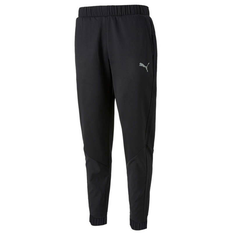 Штани спортивні Puma Train All Day PWRFleece 522342 01 (чорні, чоловічі, теплі, з флісом, звужені, пума)