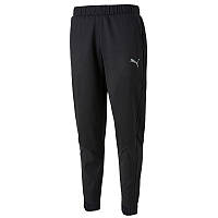 Штани спортивні Puma Train All Day PWRFleece 522342 01 (чорні, чоловічі, теплі, з флісом, звужені, пума)