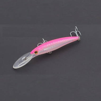 Воблер Mingnuo 32 г 16 см заглиблення 3-5 м глибоководний рожево-сріблястий