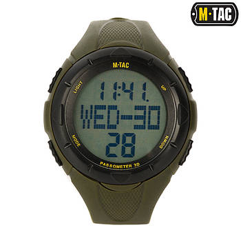Годинник тактичний із крокомір Олива