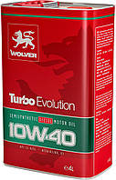 Моторное масло Wolver Turbo Evolution 10w40 4л CI-4/SL