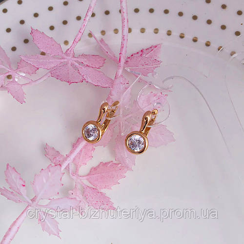 Купить Серьги класичні. Медицинское золото Xuping, цена 140 ₴ — Prom.ua ...