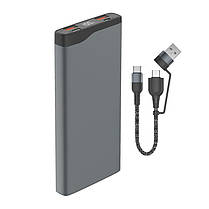 Універсальна мобільна батарея 4smarts VoltHub Pro 10000mAh 22.5W with Quick Charge, PD gunmetal *Sel, фото 3