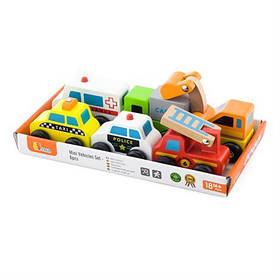 Дерев'яні машинки Viga Toys