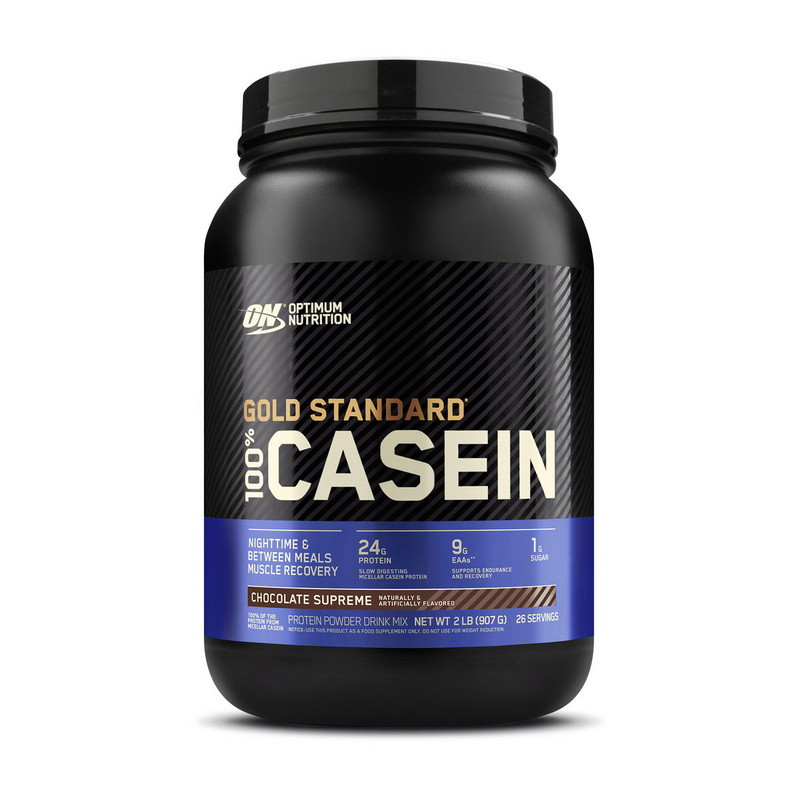100% Gold Standard Casein (909 g, cookies & cream) creamy vanilla, 825 g chocolate supreme, 909 g