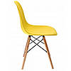 Крісло для кухні на ніжках Bonro В-173 FULL KD жовте, фото 6
