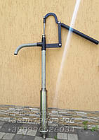 Ручний насос для води колонка. Працює взимку. Ручний напівзанурювальний насос для глибокої свердловини (дзеркало до 12 метрів)
