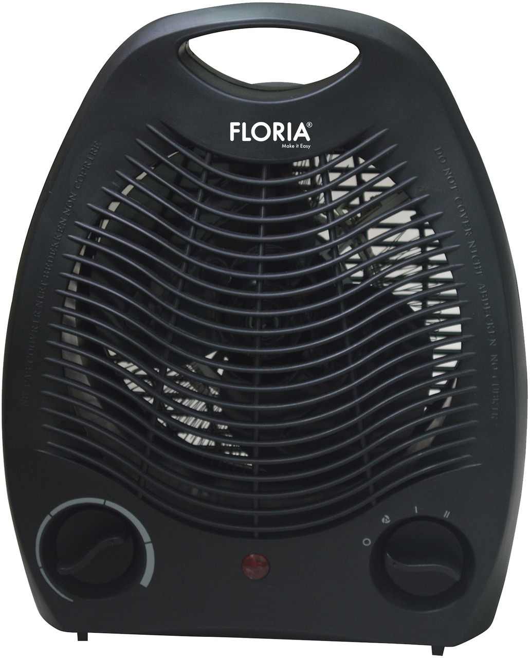 Тепловентилятор Floria ZLN6152 2000W Black (ZLN6152)