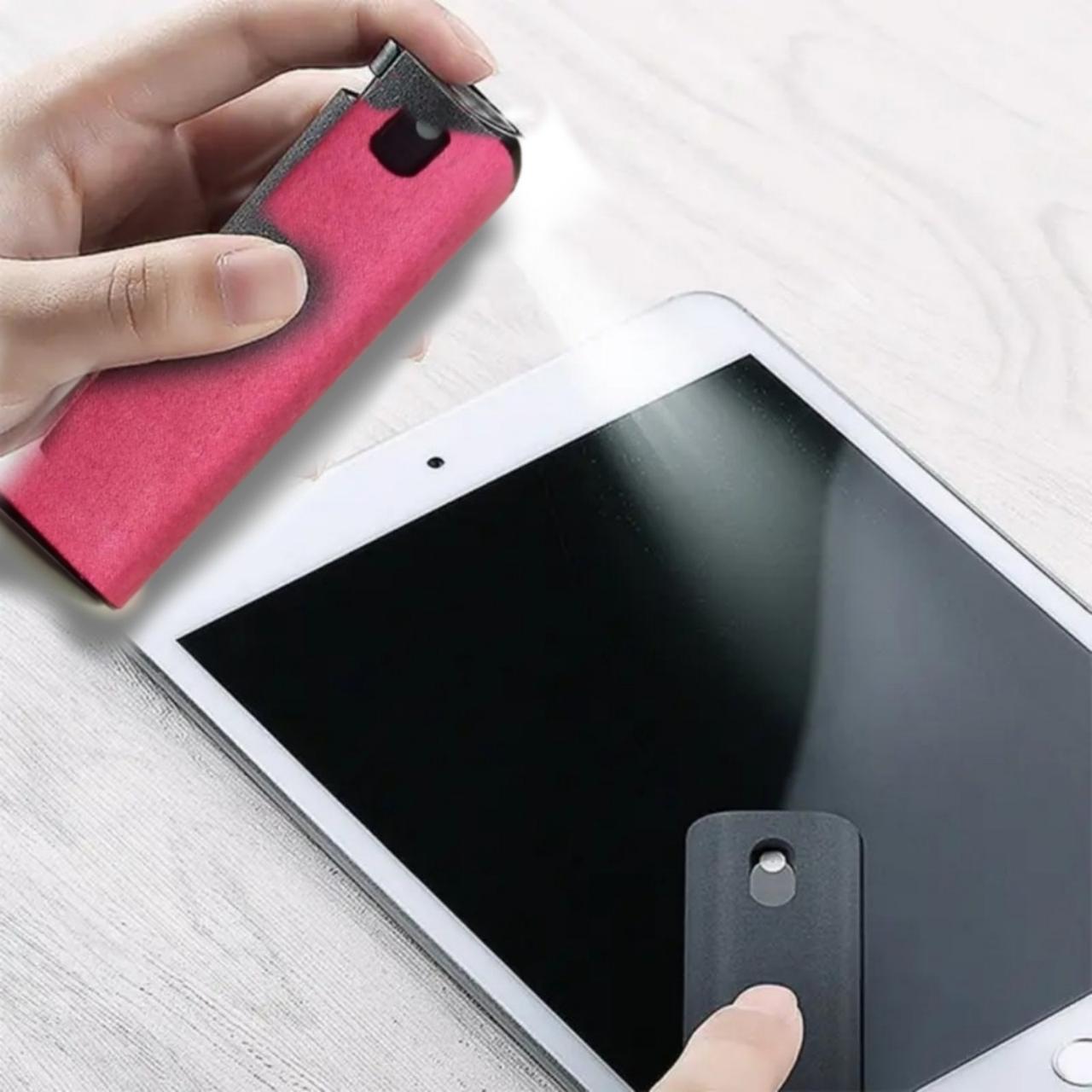 Спрей, рідина для чищення екранів Portable all-in-one screen cleaner 10 мл рожевий, фото 1