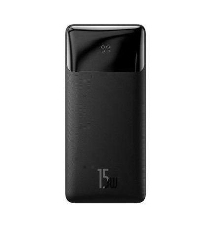 Зовнішній акумулятор (Power Bank) Baseus Bipow Digital Display 15W 20000mAh Black (PPDML-J01)