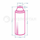 Газовий балон для печей, плит, пальників, туристичний 220г (12 шт/ящ), фото 2