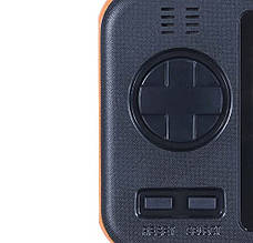 Портативна ігрова консоль (приставка) - Power Bank G-416 8000 мАг на 416 ігор Чорний/ Помаранчевий, фото 4