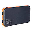 Портативна ігрова консоль (приставка) - Power Bank G-416 8000 мАг на 416 ігор Чорний/ Помаранчевий, фото 7
