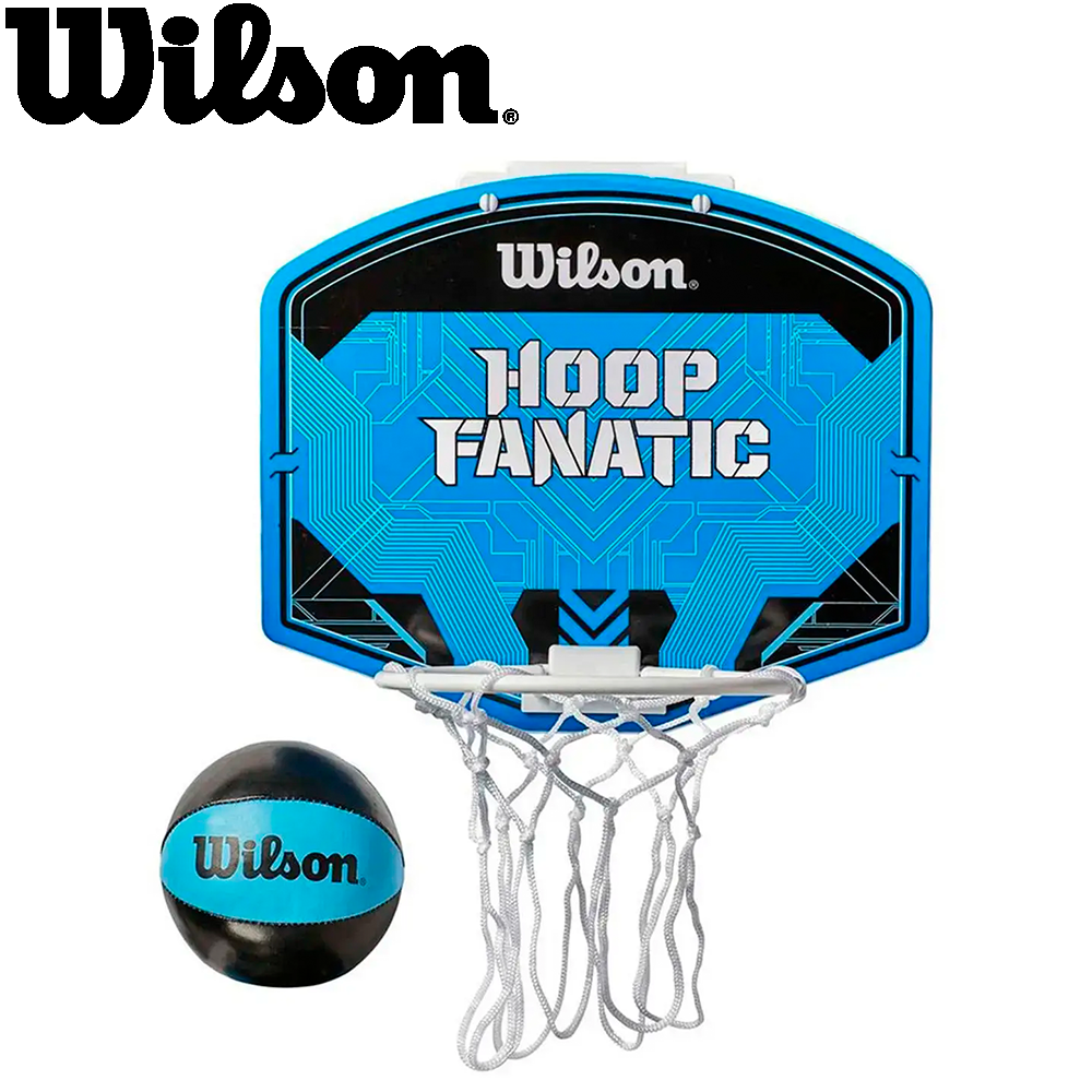 Набор для игры в мини-баскетбол Wilson HOOP Fanatic Mini bskt hoop - фото 1 - id-p1703592878