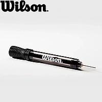 Насос для мяча ручной с иглой Wilson BSKT 6" Сlear Pump