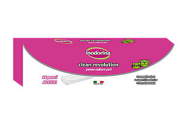 Змінні смужки до набору для прибирання шерсті |  Inodorina Clean Revolution Ricarica
