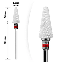 Фреза керамическая "Конус" красная премиум