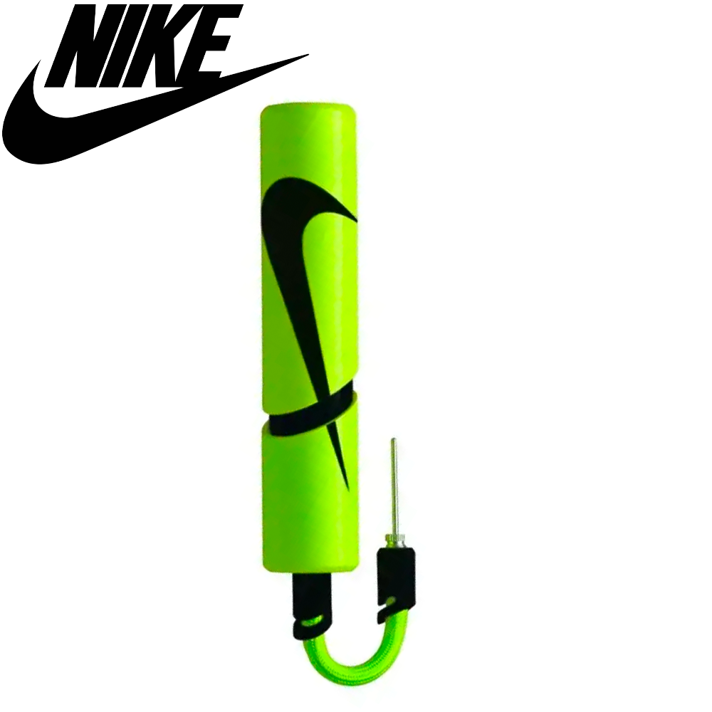 Насос для м'яча ручний з голкою Nike Essential Ball Pump Volt/Black/Black INTL