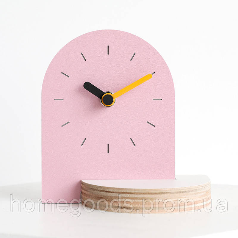 Настольные Часы Mandelda RISE C602 Pink Часи Настольные Дизайнерские ...