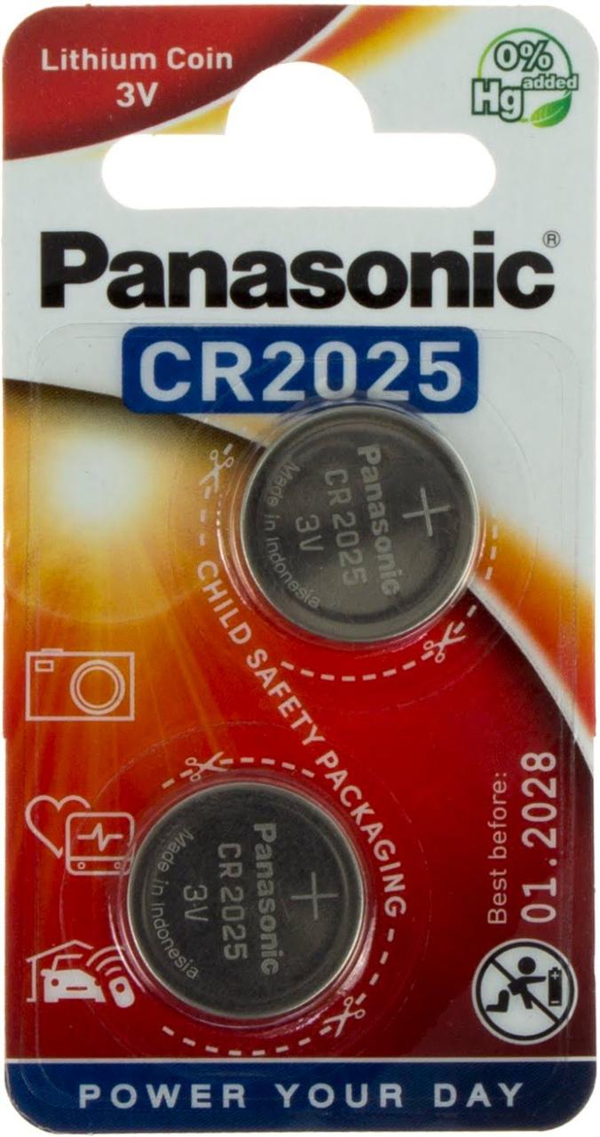 Батарейка Panasonic CR2025/2bl 3V lithium(2)