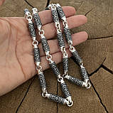 Срібний чоловічий ланцюжок, фото 5