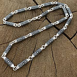 Срібний чоловічий ланцюжок, фото 7