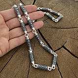 Срібний чоловічий ланцюжок, фото 3