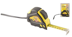 Рулетка Master Tool з магнітами, 2 фіксатора,нейлонове покриття №61-5019 5мх19мм