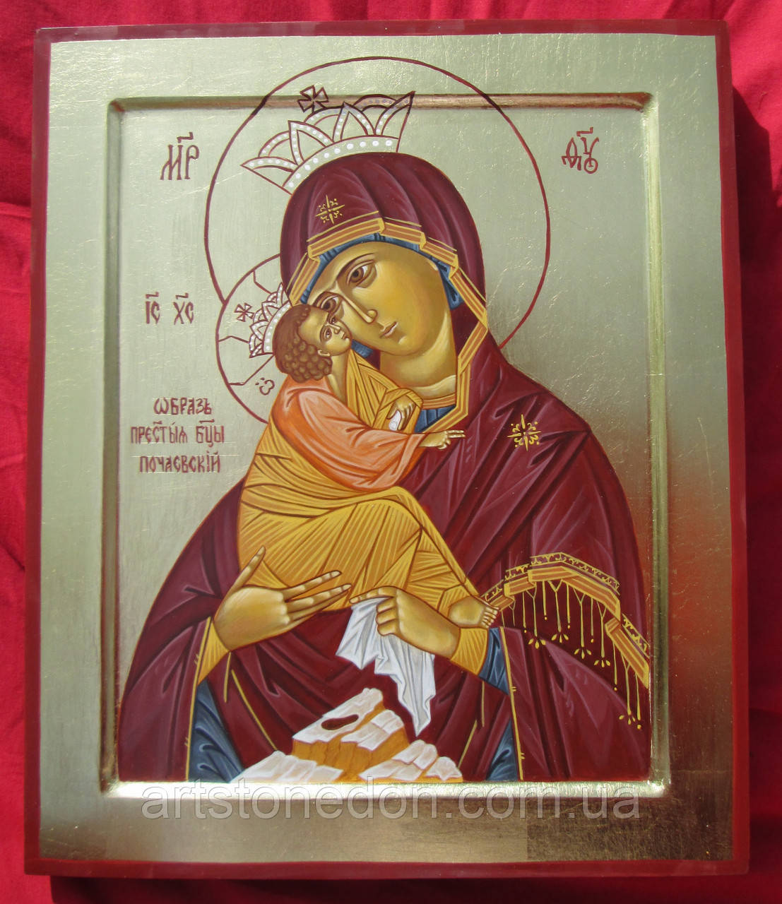 Почаївська ікона Божої Матері писана, фото 1