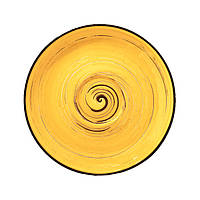 Блюдце порцелян. "Spiral Yellow" 15см №WL-669436/4369/Wilmax/(6)(48)