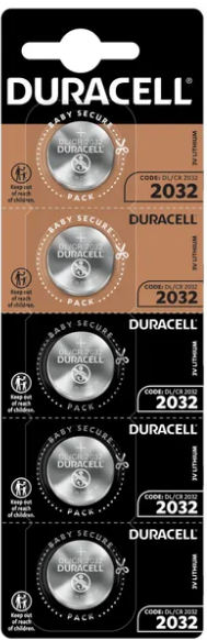 Батарейка Duracell CR2032/5bl (5) (20) (200), фото 1