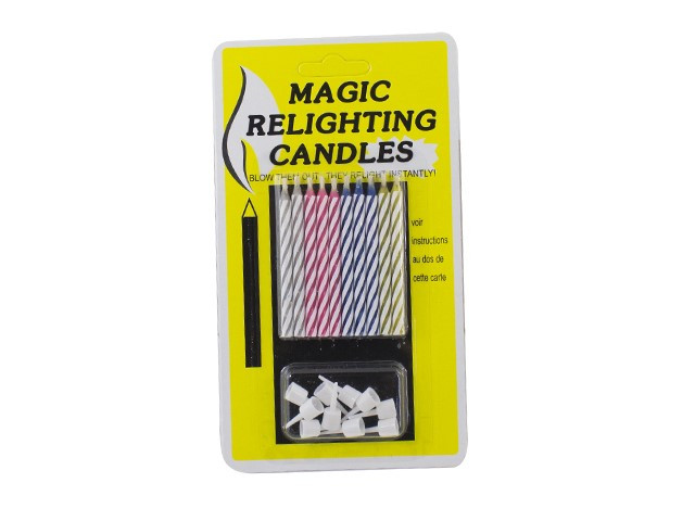 Свічка в торт 10шт+10підсв. "Magic" №Z10-1/H110-3/H40/0055/1079/1635(48)(576)