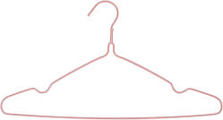 Вішалка метал. "Idea home" 39,4х21см в силіконі рожева №6707233/7411(8)