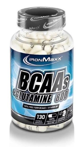 Амінокислоти в капсулах IronMaxx BCAA's + Glutamine 800  130 капсул EXP 01/24 року включно