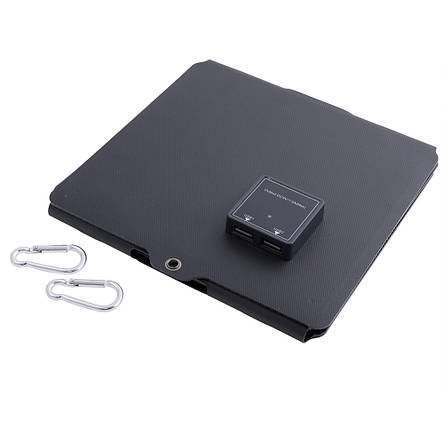 Портативний зарядний пристрій 10 W 5 V на сонячних модулях (15W-ETFE-Black), фото 3