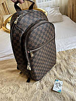 Рюкзак Louis Vuitton Michael damier коричнева шашка + пильовик