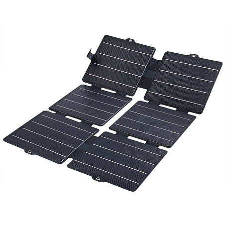 Портативний зарядний пристрій 30 W 5 V на сонячних модулях (30 W 5V/12V ETFE), фото 1