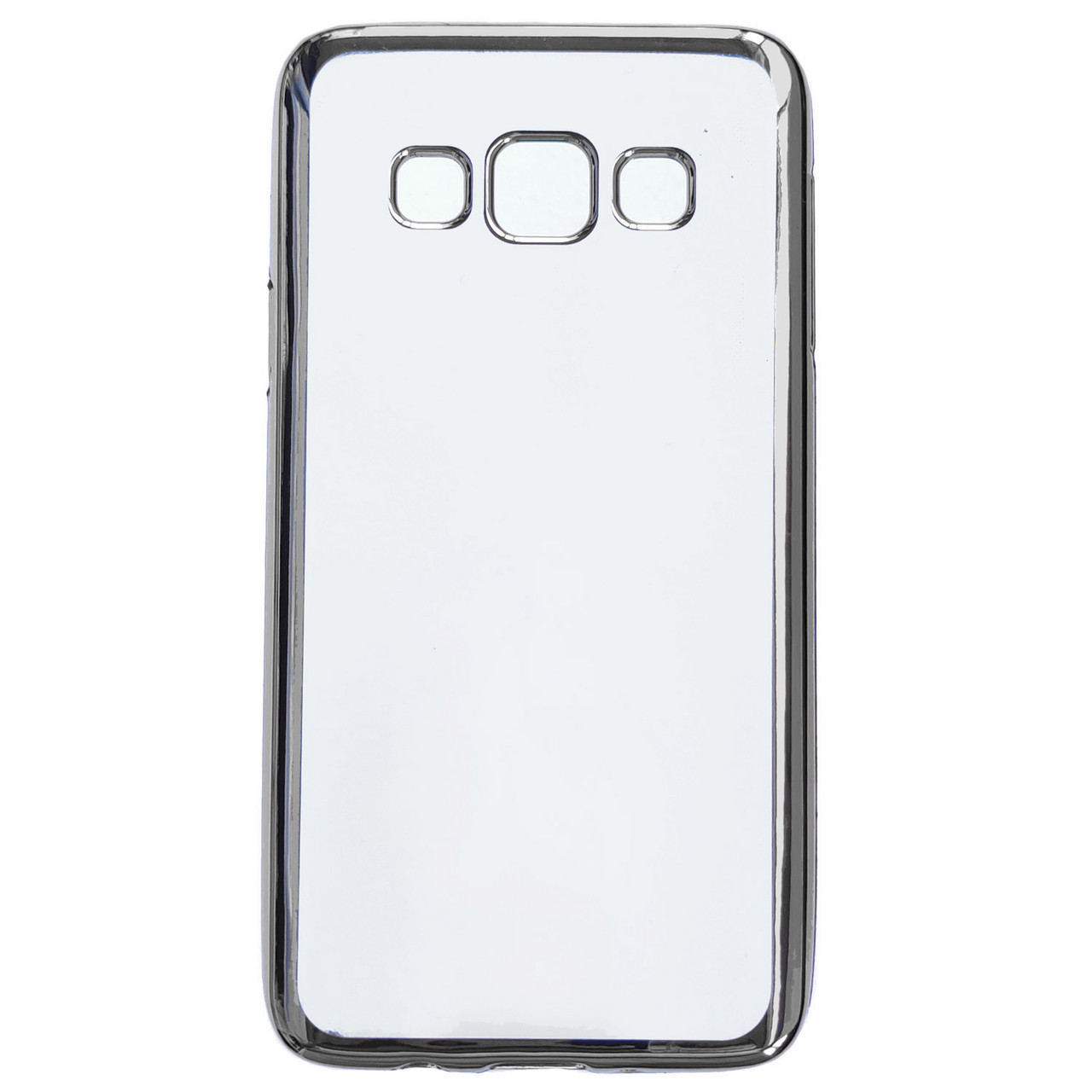 Чохол Silicone Frame прозорий на Samsung A300 Galaxy A3 (2015) Silver