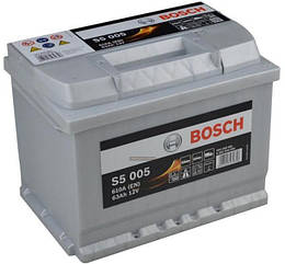 Акумулятор автомобільний Bosch S5 005 63Аһ 610A 0092S50050