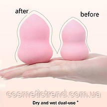 Косметичний спонж (яйцо) для нанесення макіяжу MakeUp Sponge, фото 6
