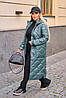 Р. 46-68 Жіноча довга куртка великих розмірів осінь-зима​​​​​, фото 9